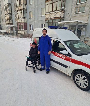 Перевозка бойца из Челябинска